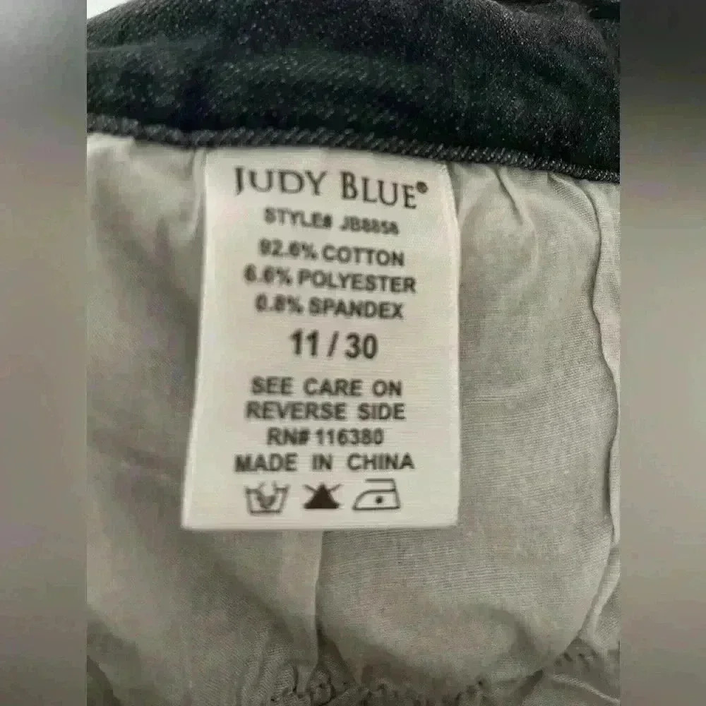 Judy Blue Washed Black Skinny Fit Ankle jeans , sz 11/30 - Picture 9 of 9